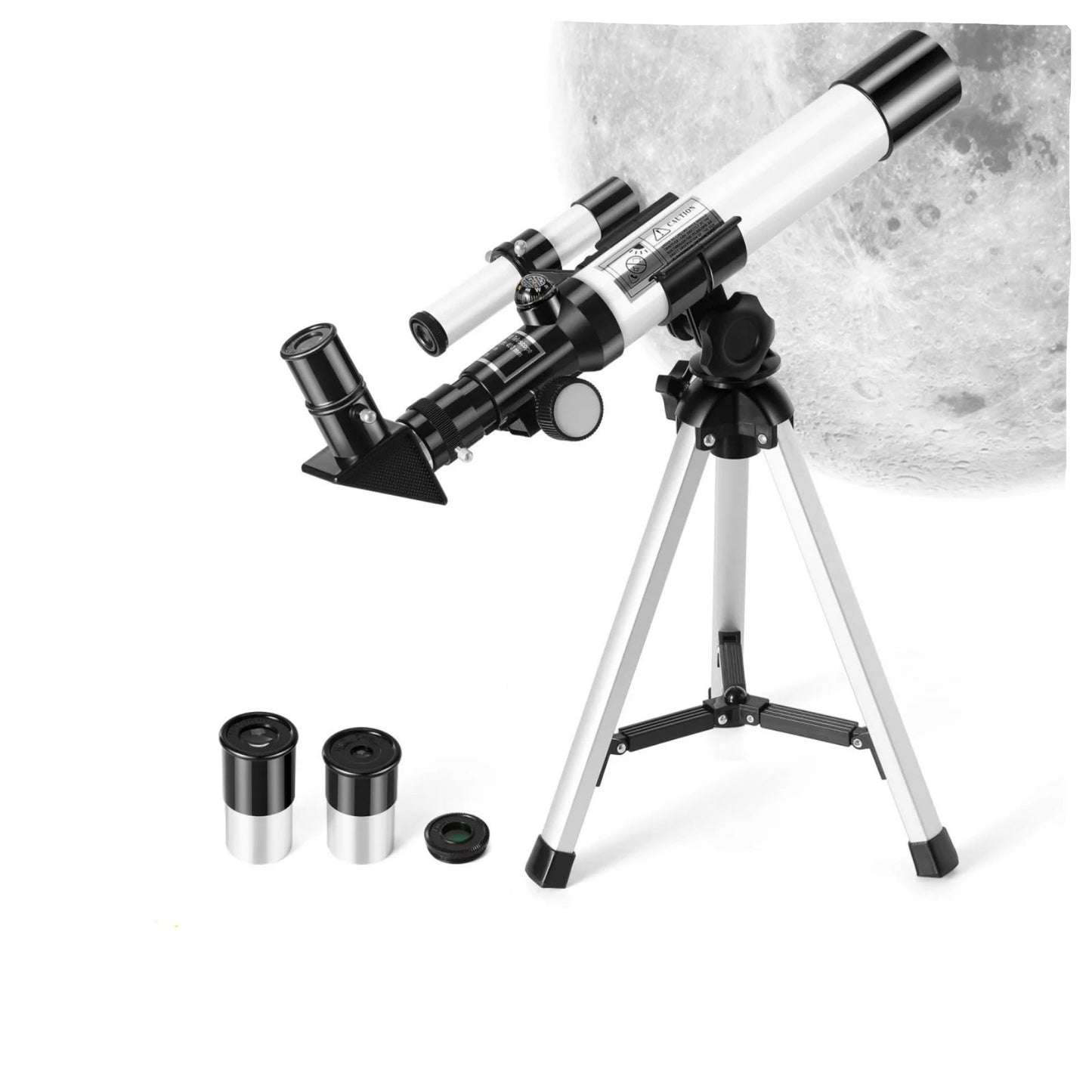 Télescope Astronomique F40040M Haute Puissance 40x40mm pour Observation Nocturne