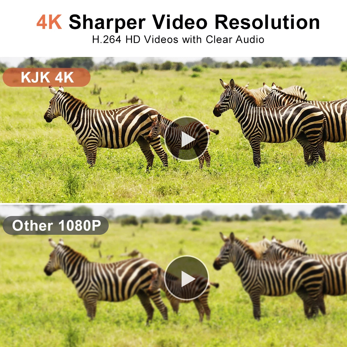 Caméra de Chasse LCK228 - 4K WiFi Vision Nocturne Infrarouge IP67 Étanche