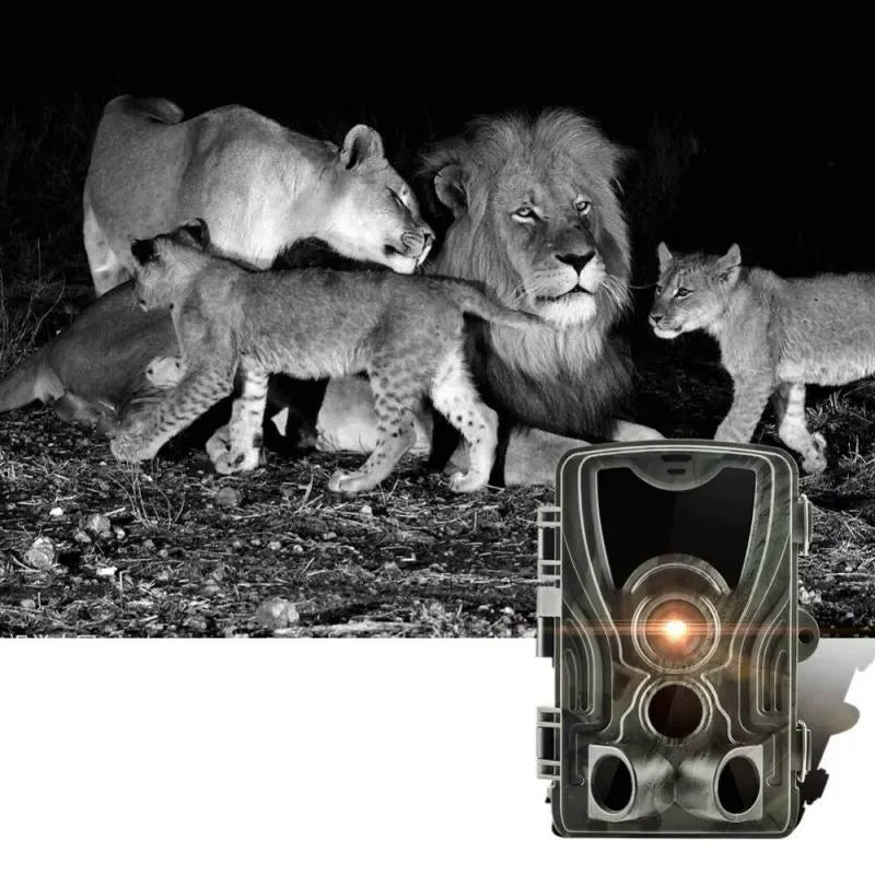 Caméra de Chasse 20MP 1080P avec Vision Nocturne Infrarouge et Batterie Lithium