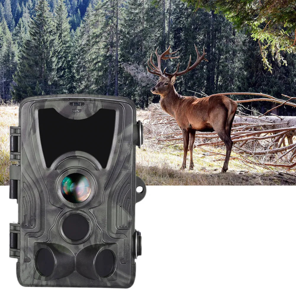 Caméra de Chasse 20MP 1080P avec Vision Nocturne Infrarouge et Batterie Lithium