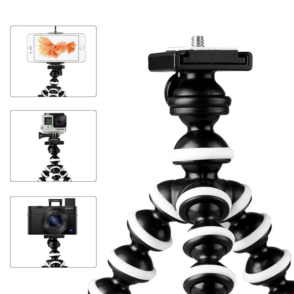 Trépied Flexible Octopus pour Smartphones et Appareils Photo - Polyvalence et Stabilité