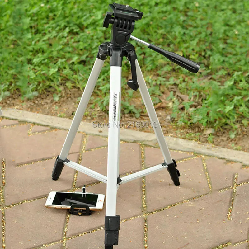Trépied Ultra-Léger pour Caméra et Jumelles avec Clip Mobile