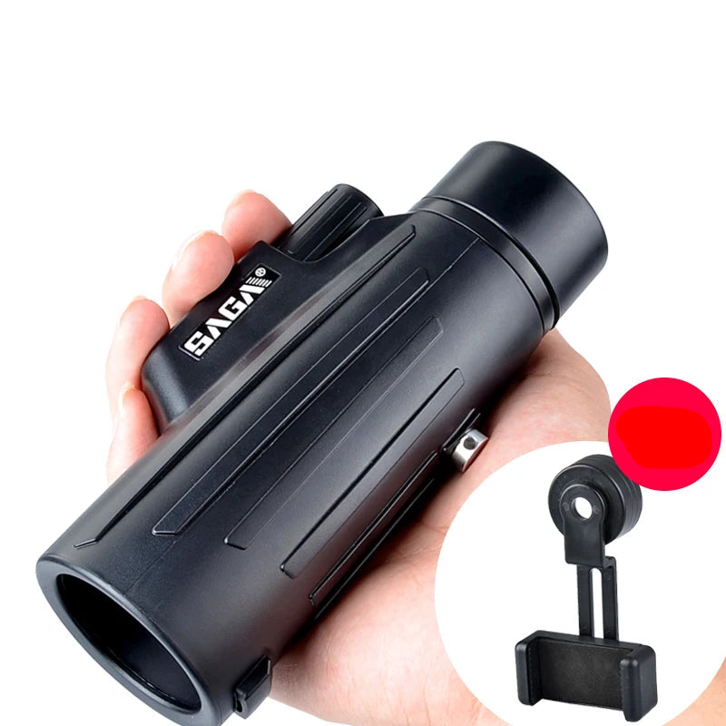 Monoculaire 10x42 Haute Qualité BAK4 pour Chasse et Observation Nocturne