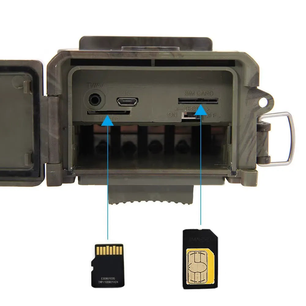 Caméra de Chasse Vision Nocturne HC-300M - 16MP avec Capteur Infrarouge et Envoi MMS