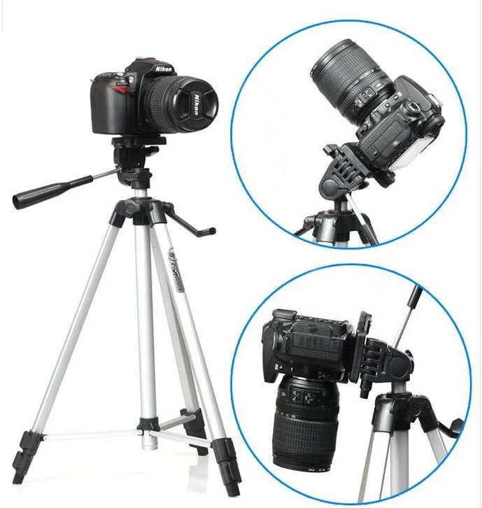 Trépied Ultra-Léger Weifeng WT-330A pour Caméra et Jumelles avec Clip Mobile