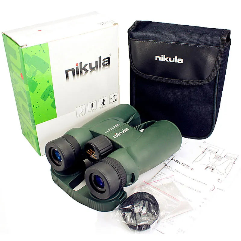 Jumelles Nikula 10X42 Vision Nocturne Étanches, FOV Large et Robustesse