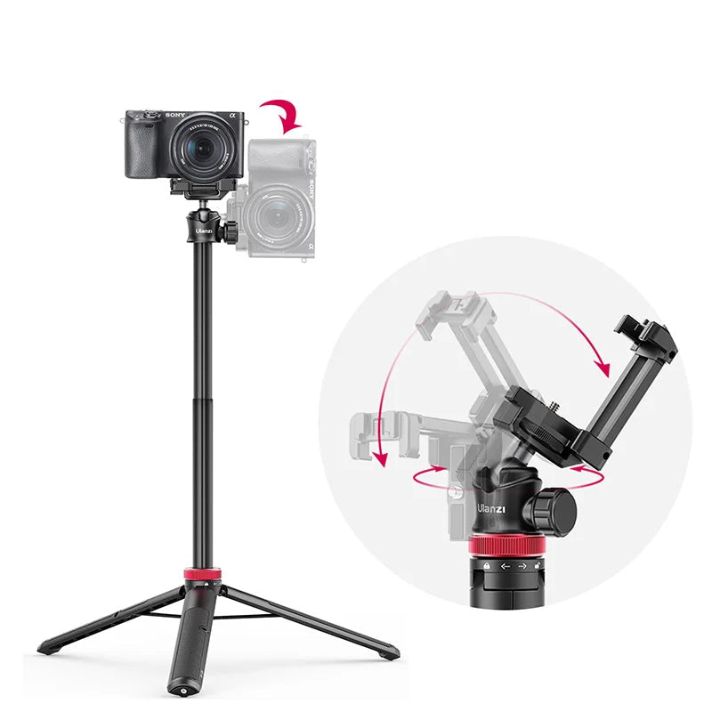 Support Trépied Polyvalent Ulanzi MT-44 pour Selfies et Vidéo avec Fixation Téléphone