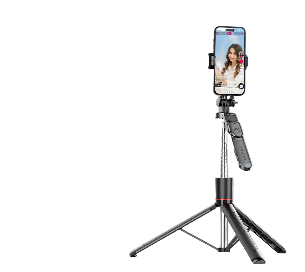 F16 Selfie Stick Trépied : Capture Panoramique 360° et Télécommande Bluetooth