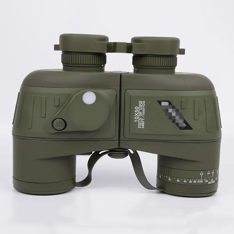 Jumelles Marines Étanches 10x50 avec Vision Nocturne et Compas Intégré