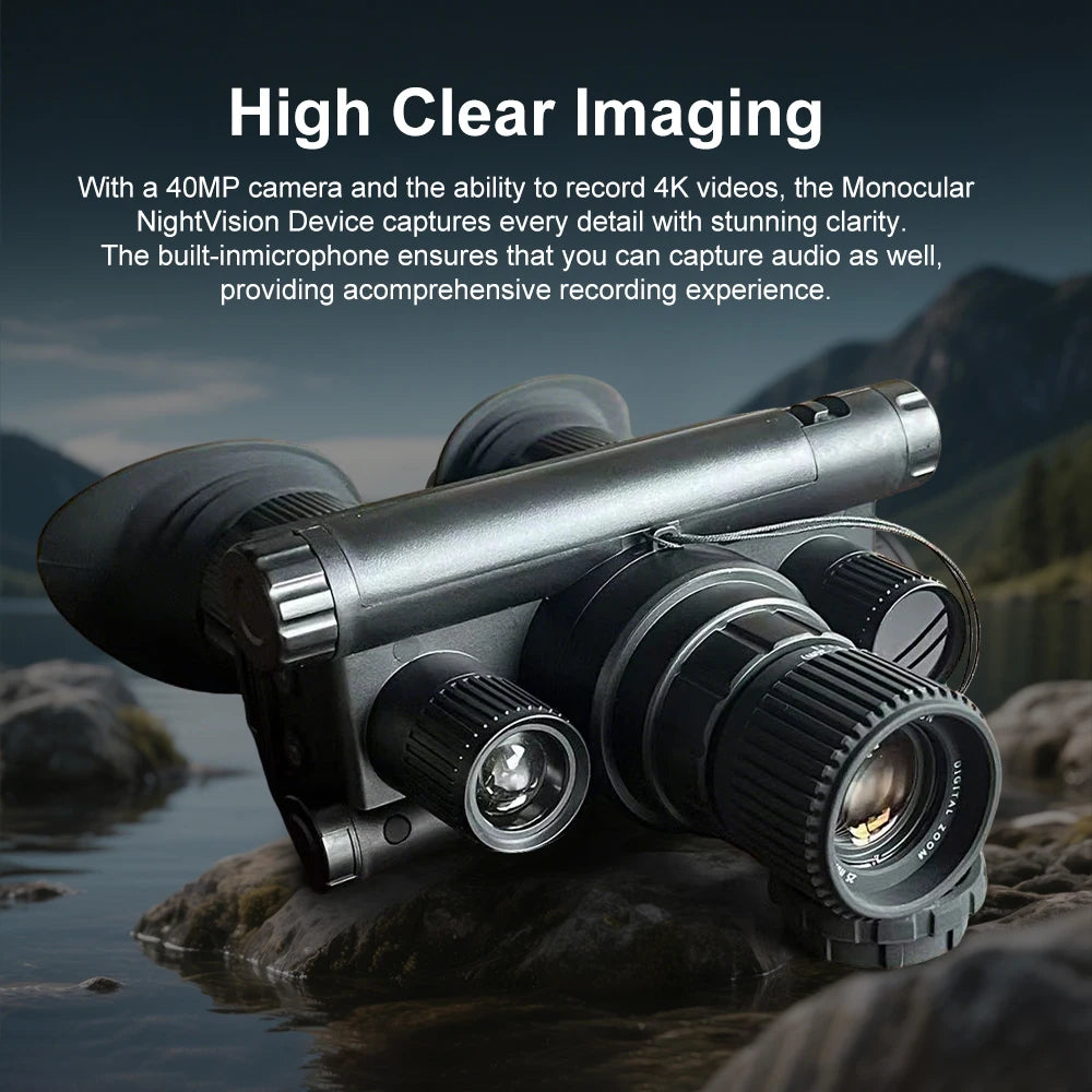 Dispositif de Vision Nocturne 4K Z9157 à Infrarouge et Capteur Thermique Haute Définition