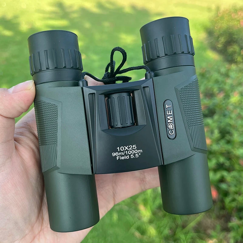 Jumelles Compactes 10X25 Légeres et Pliables pour Observation d'Oiseaux