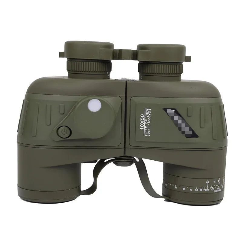 Jumelles Marines Étanches 10x50 avec Vision Nocturne et Compas Intégré