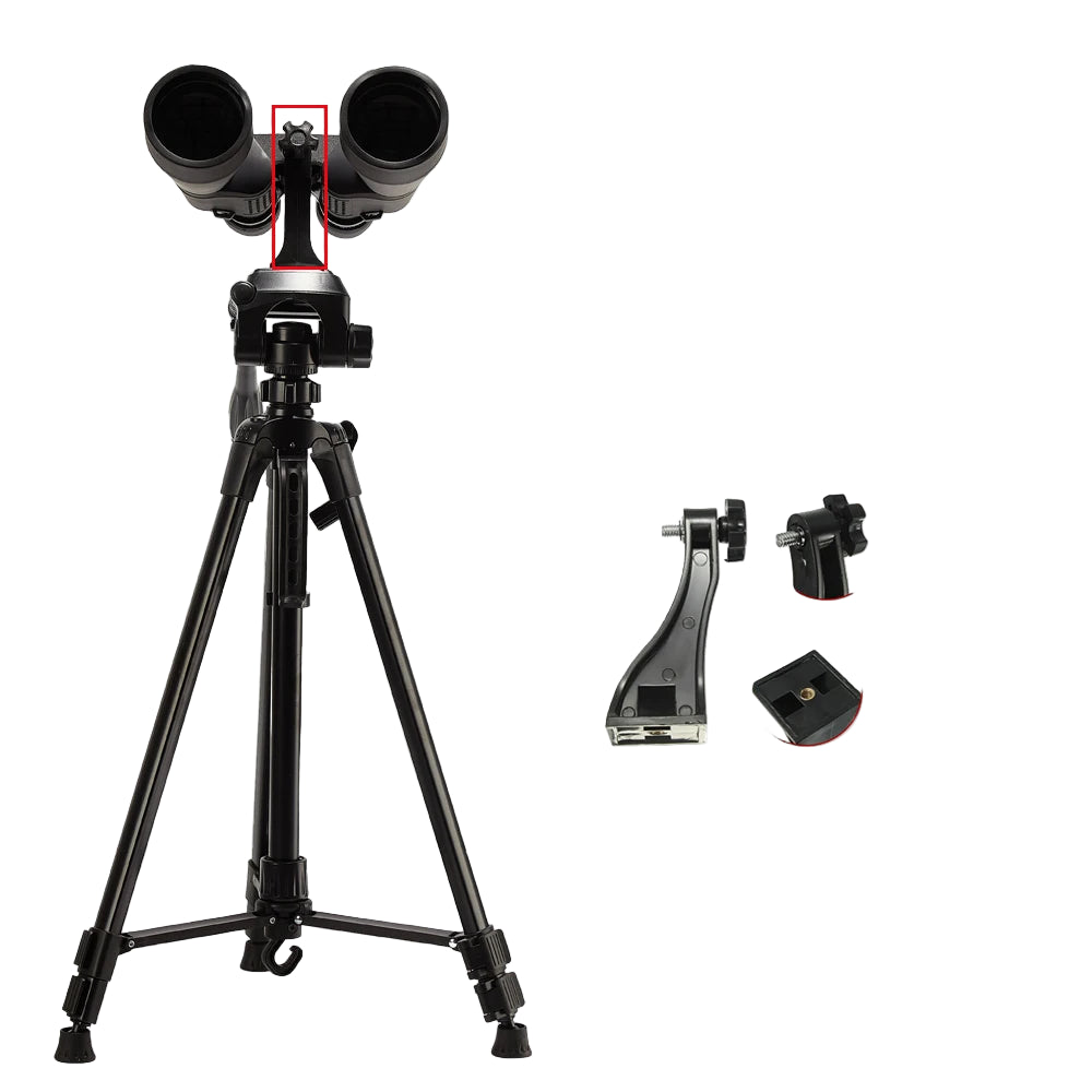 Trépied Universel pour Binoculaires et Téléphone, Idéal pour la Photographie Nocturne