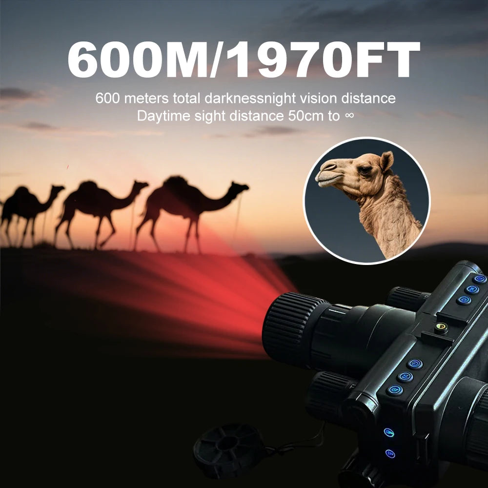 Dispositif de Vision Nocturne 4K Z9157 à Infrarouge et Capteur Thermique Haute Définition