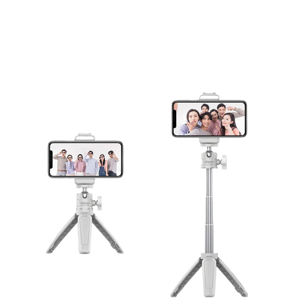 Trépied Mini Ulanzi MT-08 Blanc Polyvalent pour Appareils Photo et Smartphones