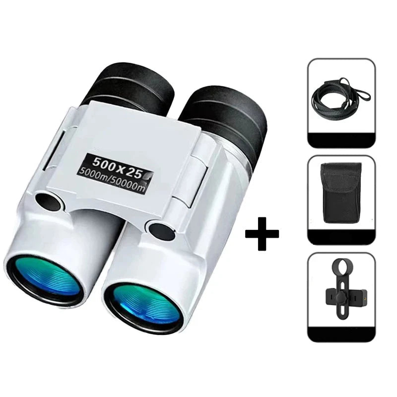 Jumelles Compactes HD à Mise au Point Automatique et Haute Magnification