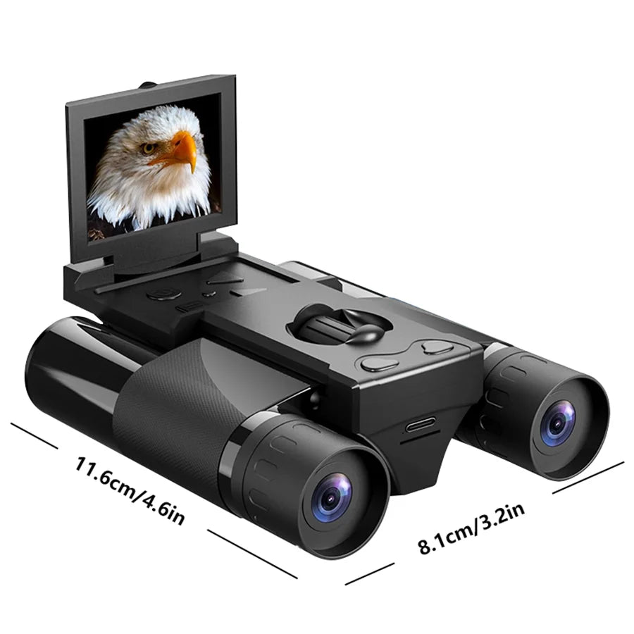 Jumelles Numériques DT10 / DT30 / DT40 – Caméra HD, Zoom 8x, Capture Photo/Vidéo, Écran LCD, Idéales pour l'Observation Outdoor