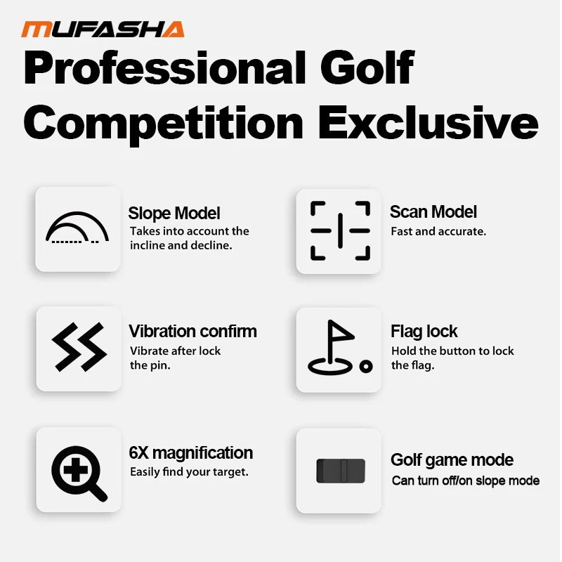 Télémètre Laser Golf Polyvalent avec Technologie Avancée pour Performance Optimale