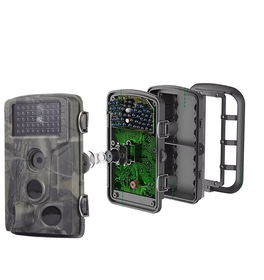 Caméra de Chasse 4K avec Vision Nocturne Infrarouge et Capteur WiFi