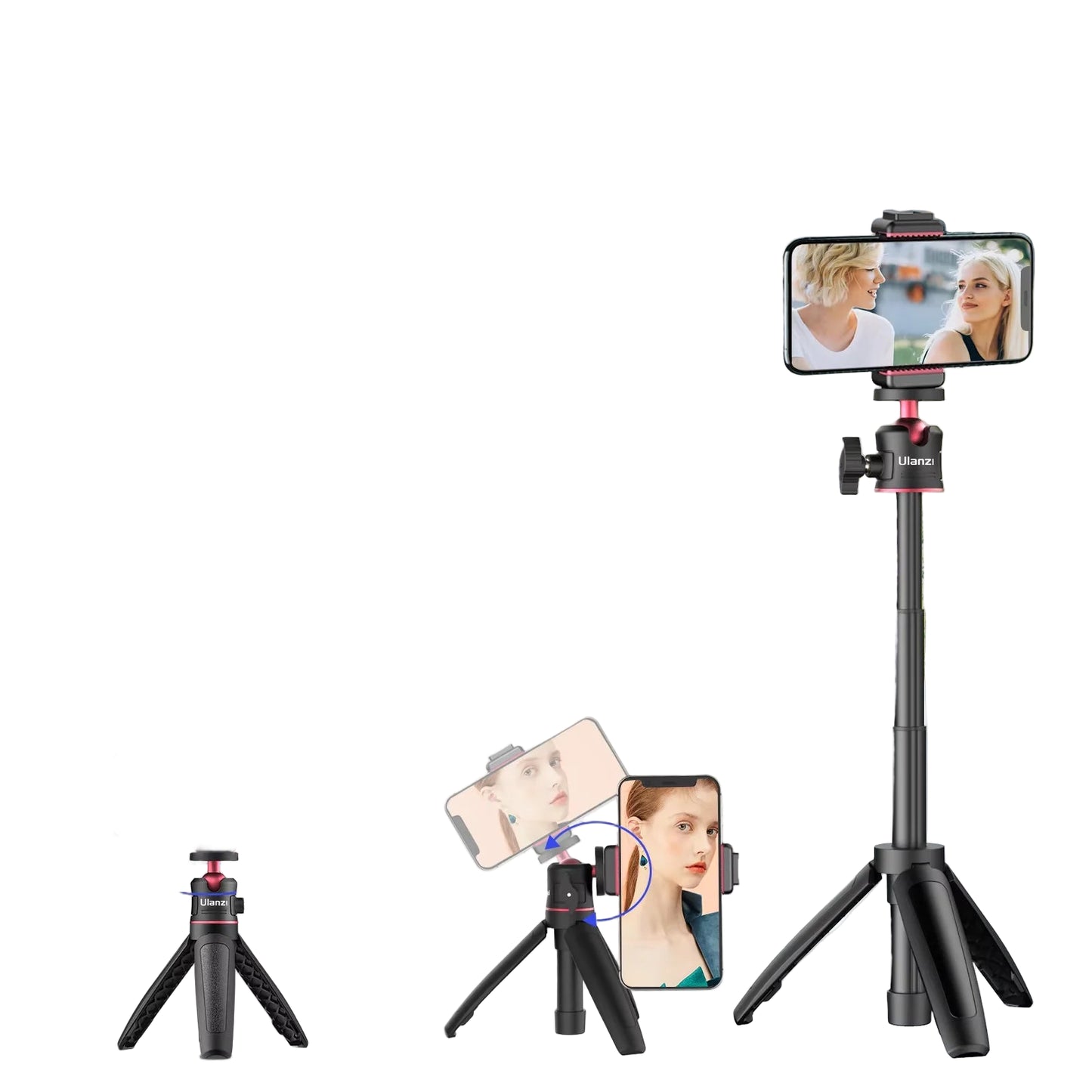 Trépied Mini Ulanzi MT-08 Blanc Polyvalent pour Appareils Photo et Smartphones