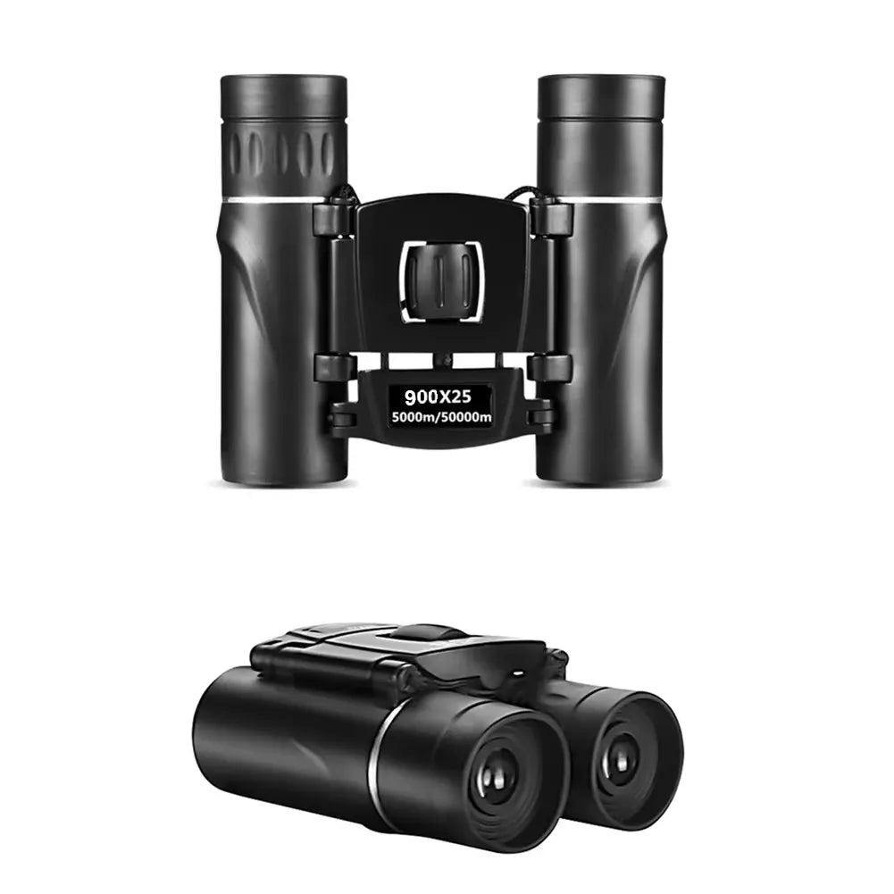 Jumelles Compactes 900x25 HD Zoom Puissantes pour Observation Longue Distance Outdoor
