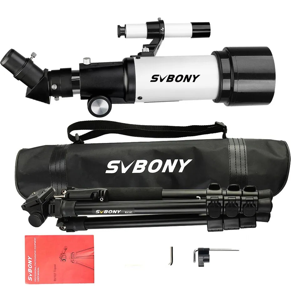 Télescope Réfracteur SVBONY SV501P 60mm pour Astronomie et Observation Terrestre