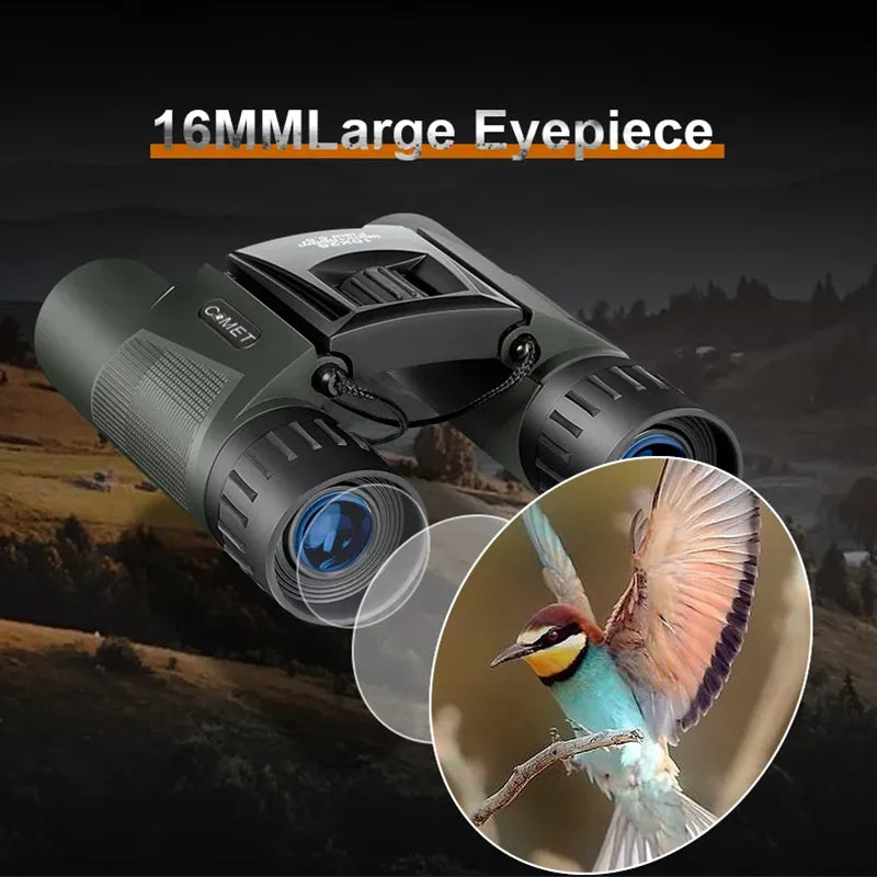 Jumelles Compactes 10X25 Légeres et Pliables pour Observation d'Oiseaux