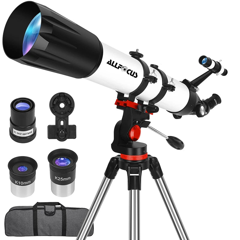 Télescope Astronomique Haute Puissance avec Large Ouverture et Trépied Stable