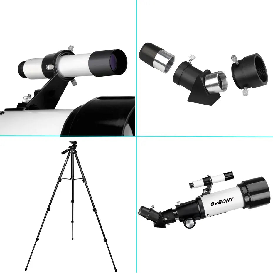 Télescope Réfracteur 60mm pour Astronomie et Observation Terrestre