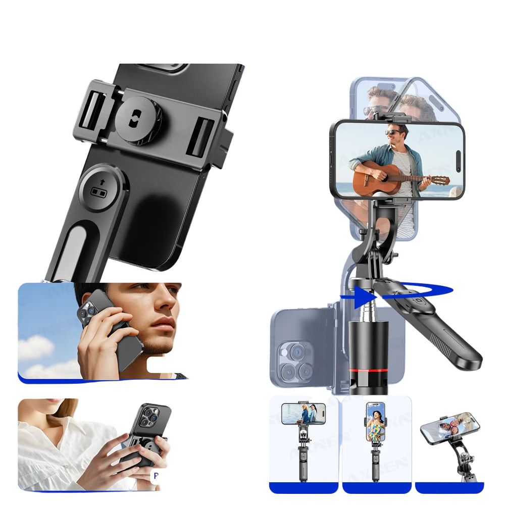 F16 Selfie Stick Trépied : Capture Panoramique 360° et Télécommande Bluetooth