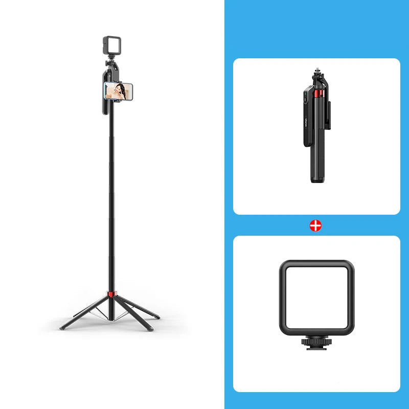 Trépied Ulanzi MA09 - Selfie Stick 1.8m avec Tête Panoramique et Télécommande