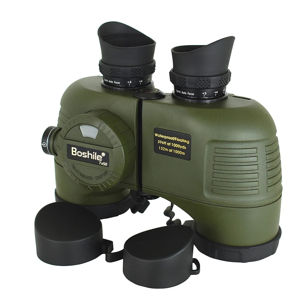 Jumelles Marines 7x50 avec Compas, Étanches et Auto Focus