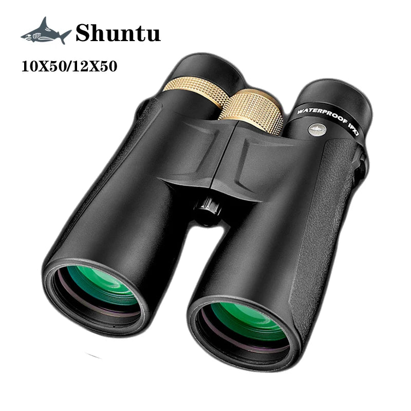 Jumelles Professionnelles 10x50/12x50 Étanches avec Optique HD et Champ Large