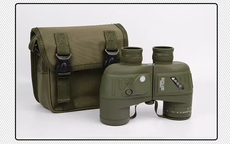 Jumelles Marines Étanches BOSTRON 10x50 avec Vision Nocturne et Compas Intégré
