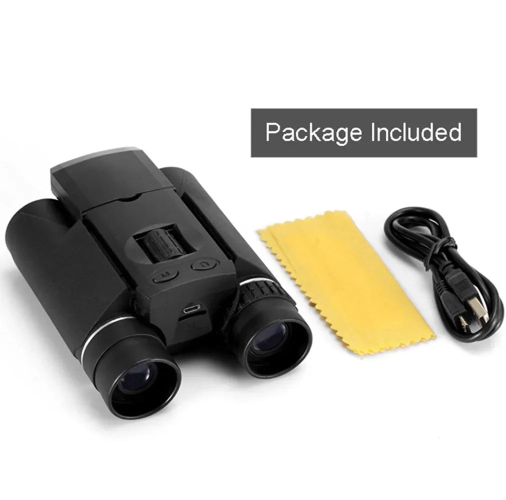 Jumelles Numériques 10x25 avec Zoom et Écran LCD 2" pour Performance Nocturne