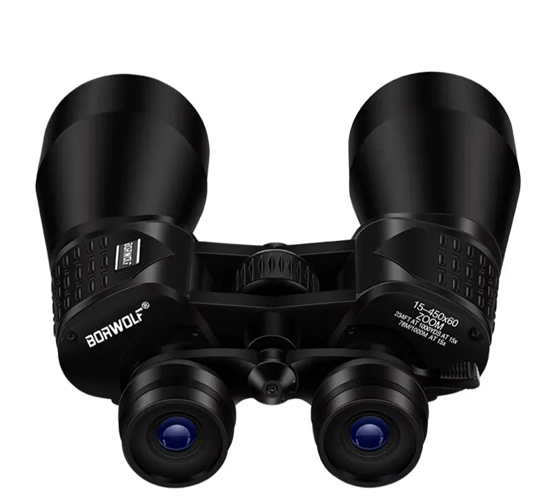Jumelles BORWOLF 15–450x60 – Zoom professionnel ultra-puissant pour l’observation longue distance