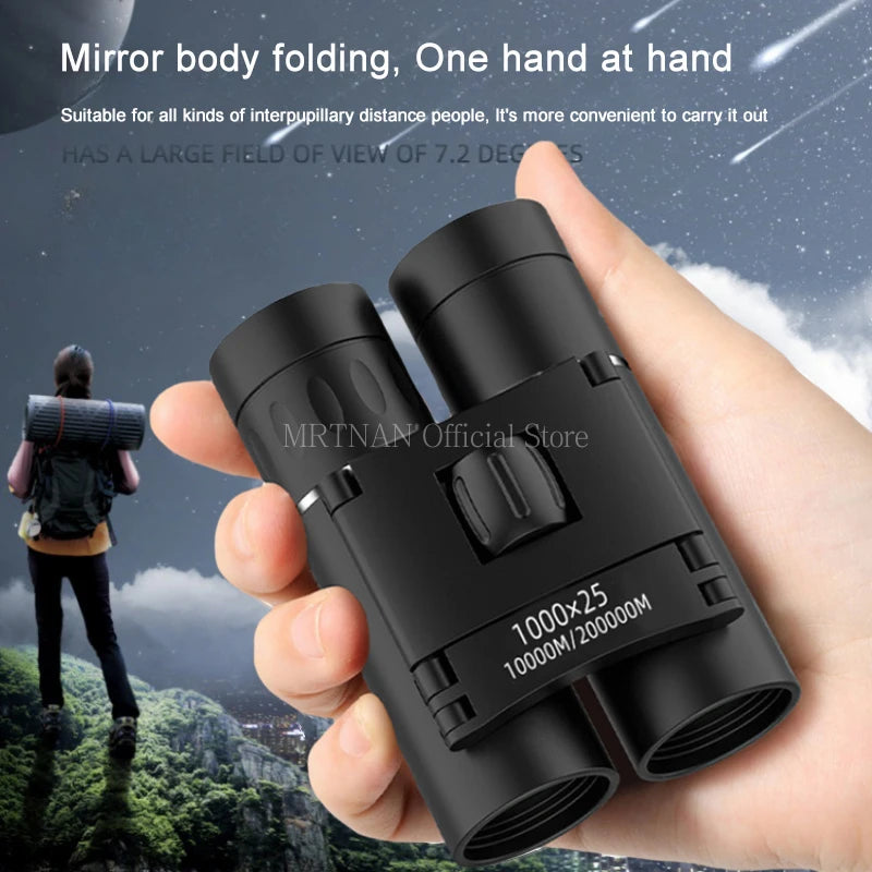 Jumelles Compactes HD 10x pour Observation Lointaine et Randonnée