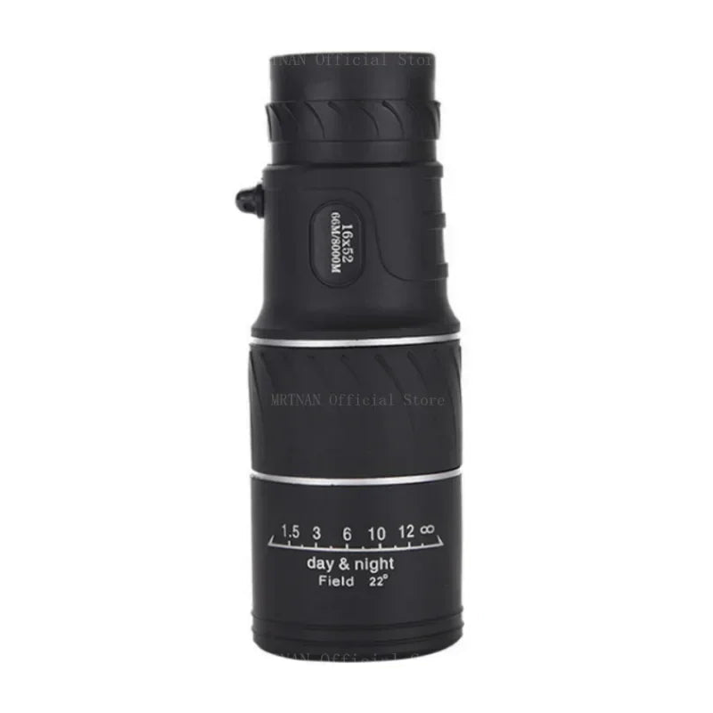 Monoculaire 16X52 HD avec Vision Nocturne et Portée Longue pour Chasse