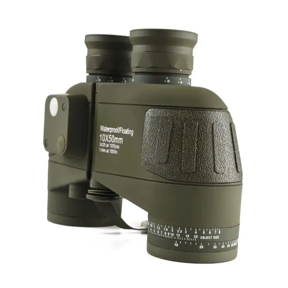 Jumelles Marines 10x50 Étanches avec Compas et Vision Nocturne