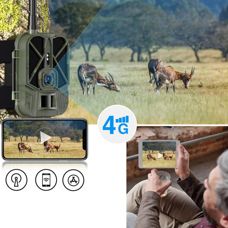 Caméra de Surveillance HC-940PRO-LI - Faune 4G HD 50MP avec Vision Nocturne Infrarouge