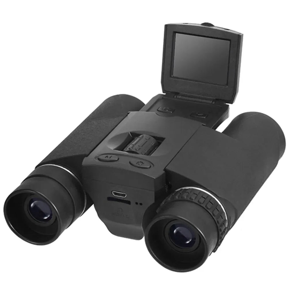 Jumelles Numériques 10x25 avec Zoom et Écran LCD 2" pour Performance Nocturne