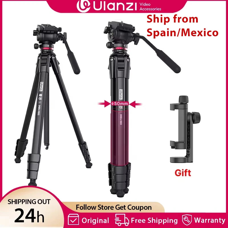 Trépied Vidéo 360° pour Appareils Photo DSLR et Mirrorless - Ulanzi OMBRA