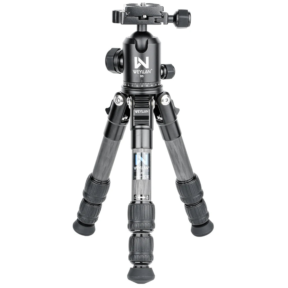 Trépied de Table Léger en Fibre de Carbone pour Appareil Photo DSLR 10kg