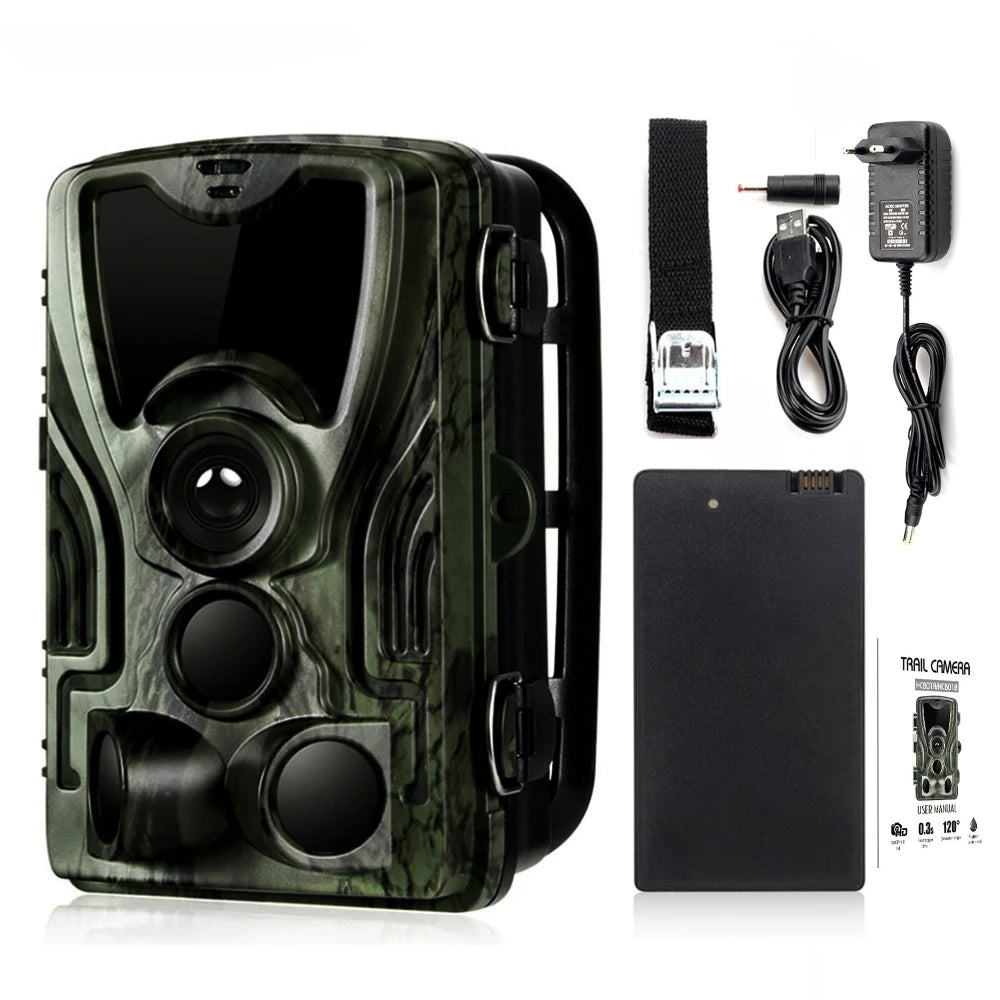 Caméra de Chasse HC-801A : Vision Nocturne Infrarouge, Haute Résolution 16MP
