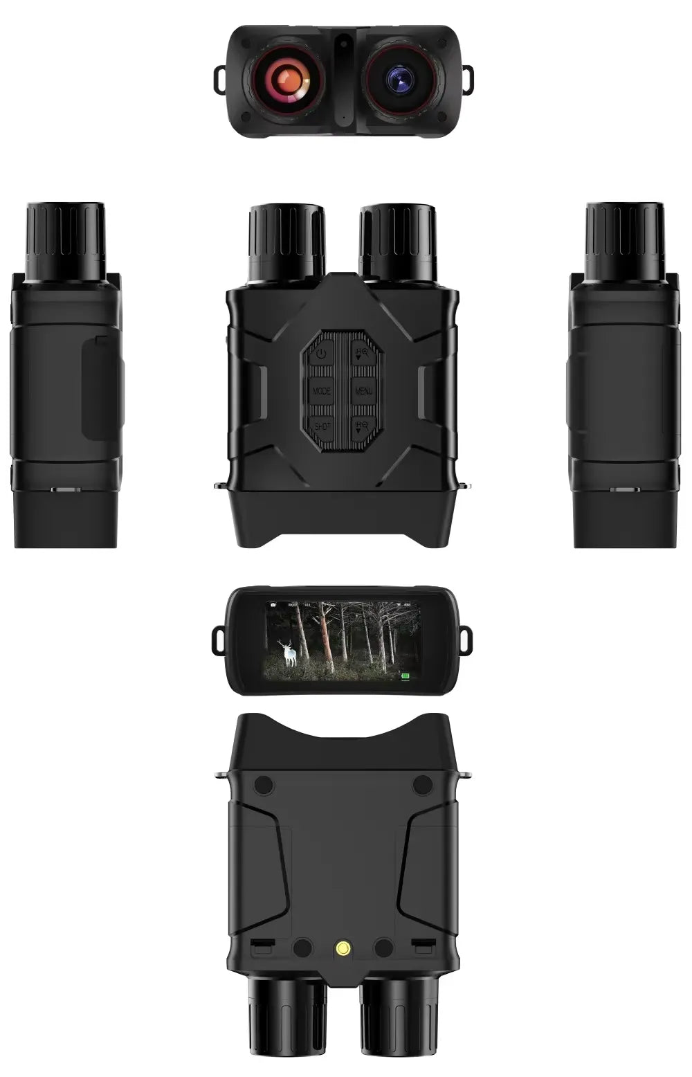 Jumelles de Vision Nocturne 5K UHD pour Observation et Chasse