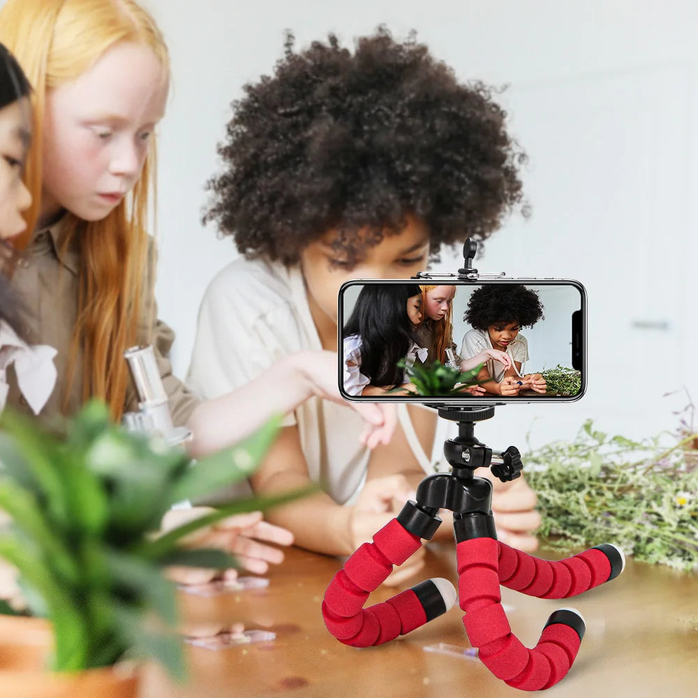 Trépied Flexible Octopus pour Smartphones et Caméras - Polyvalence et Stabilité