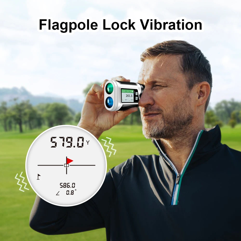 Télémètre Laser Golf 600 Yards avec Compensation de Pente et Écran HD