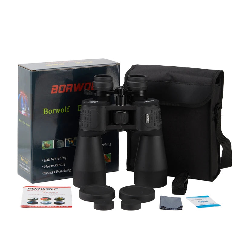 Jumelles BORWOLF 15–450x60 – Zoom professionnel ultra-puissant pour l’observation longue distance