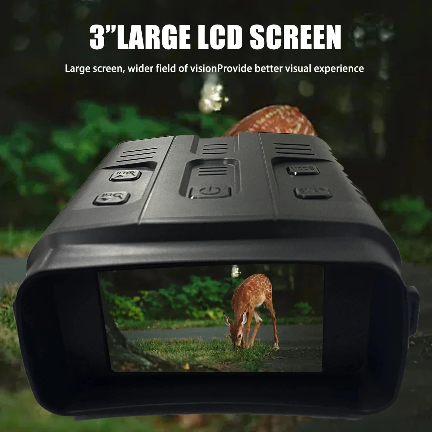 Jumelles de Vision Nocturne 4K avec Zoom Numérique et Infrarouge Puissant