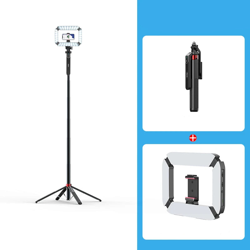 Trépied Ulanzi MA09 - Selfie Stick 1.8m avec Tête Panoramique et Télécommande